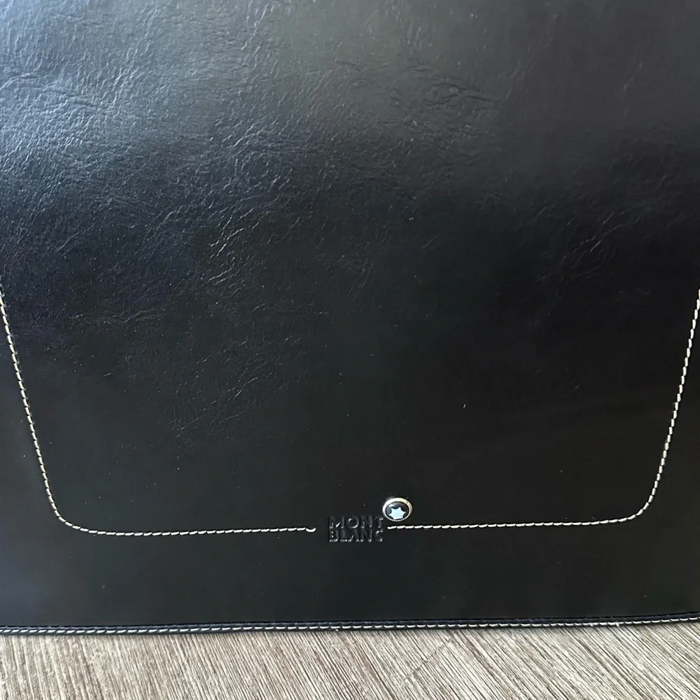 Montblanc Black Leather Briefcase